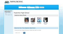 Desktop Screenshot of hopkintonhighschool.org